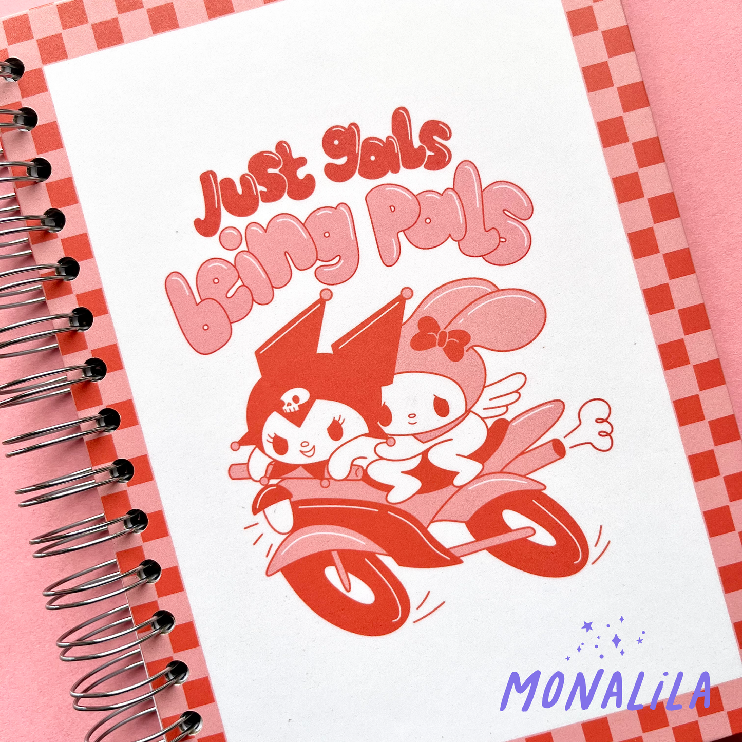 Libreta Kuromi y My Melody